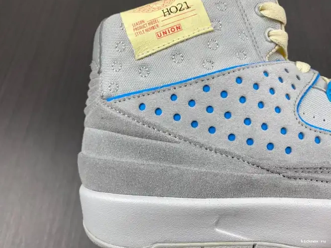 Rep Kickmax Fog DN3802-001 Jordan 2 Retro Union Grey 0514